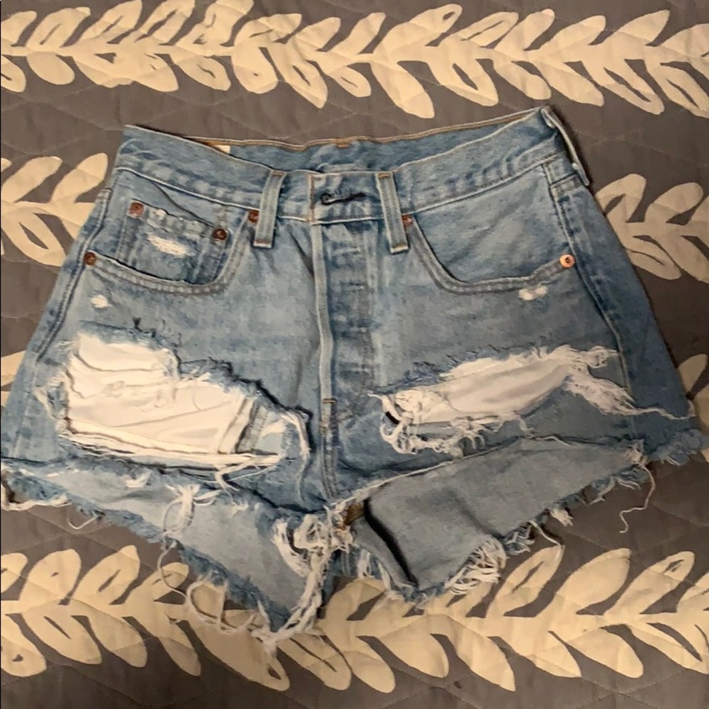 Levi’s 501 Distressed Shorts